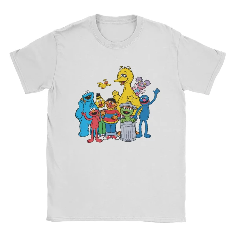 2026 Miniso السمسم الحلو الشوارع الرجال النساء تي شيرت مذهلة تي شيرت قصير الأكمام Crewneck تي شيرت القطن فريد القمم #5