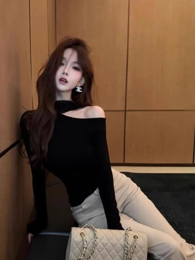 

Romantic Gentle Pure Desire Silk Scarf Long Sve Women's irt Slimming Draped Soft Sle Commute Faion Polyester Material