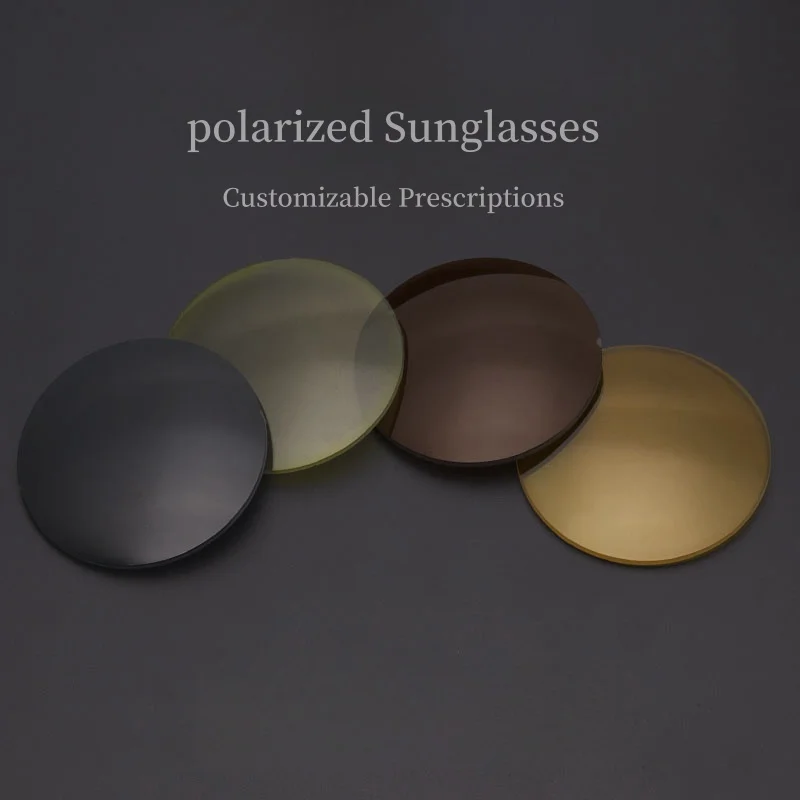 Colorful Polarized Sunglasses 1.50/1.56/1.61/1.67 Optical Prescription Men And Women Polarized Sunglasses Driving  Lenses