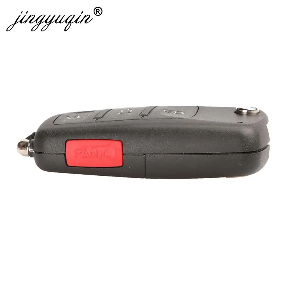 jingyuqin 3/4BTN 315/433MHz ID46 Flip Remote Car Key Fob For Touareg VW Touareg Phaeton 2002-2012 3D0959753R /3D0959753AK AR