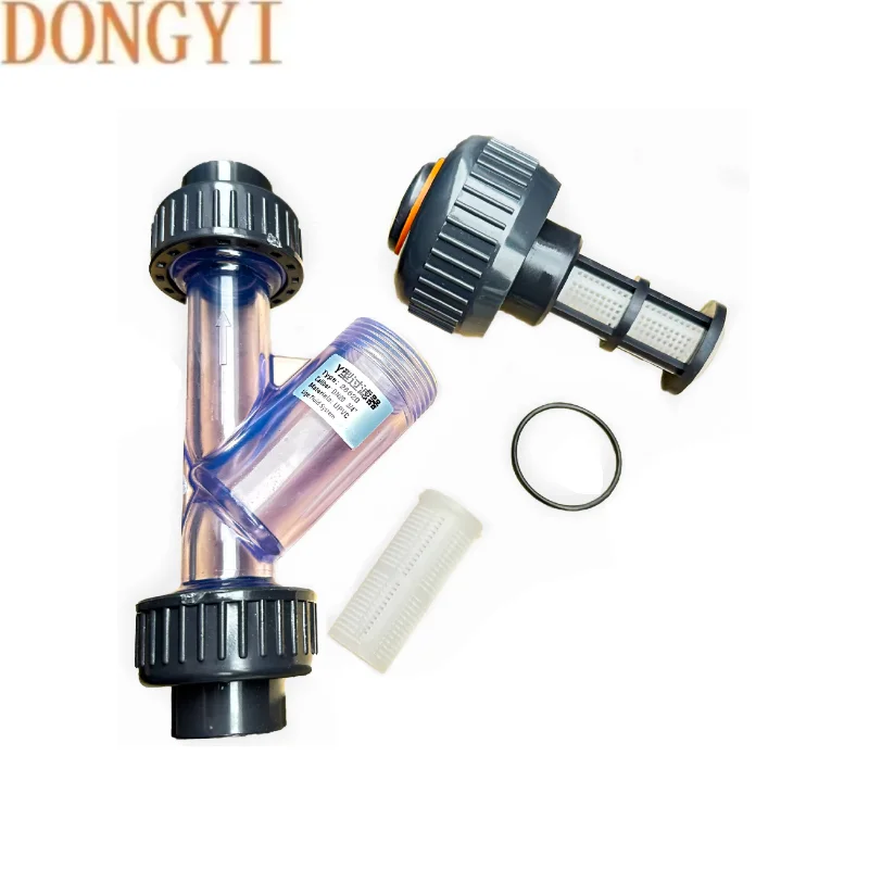 High quality Y-type filter UPVC flange type DN15 DN20 DN25 DN32 DN40 DN50