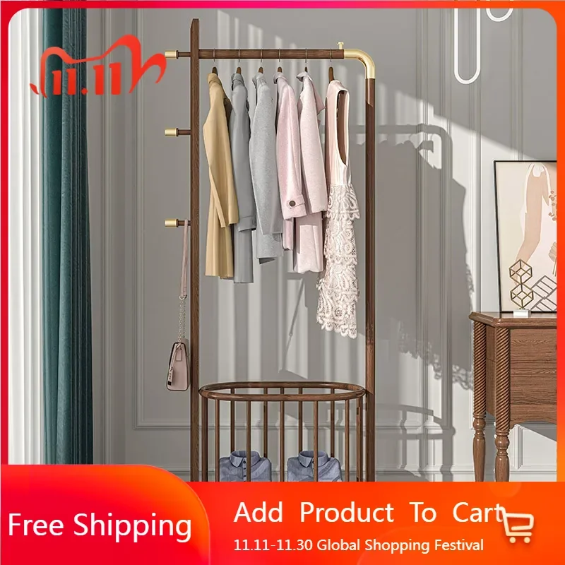 

Portable Stores Coat Racks Hotel Minimalist Standing Clothes Organizer Coat Racks Space Saving Porte Manteau Salon Furniture