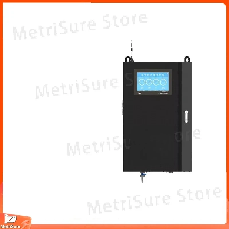 Professional 10 Inch Display Water Quality Analyzer pH ORP EC TDS Salinity DO FCL Turbidity Meter for Aquarium Pool