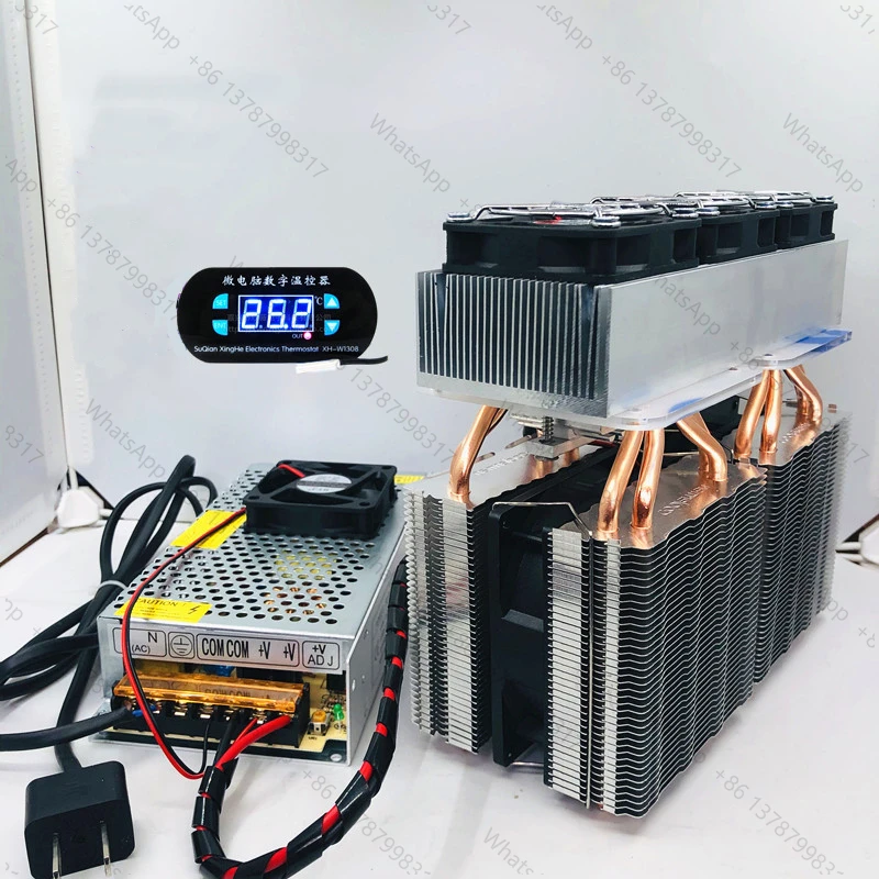 Diy Refrigerator Semiconductor Refrigeration Film High-power Small Refrigerator Incubator Cooling Pet Air Conditioner HKJ-K100
