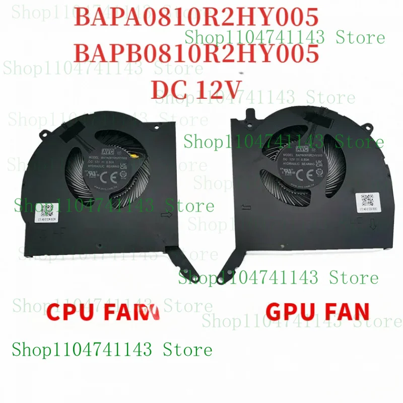 Новый вентилятор-кулер для ноутбука Lenovo Legion Pro 5 16IRX8 R9000P 2023 82 Вт BAPA0810R2HY005 BAPB0810R2HY005 5H40S20808 DC 12 В