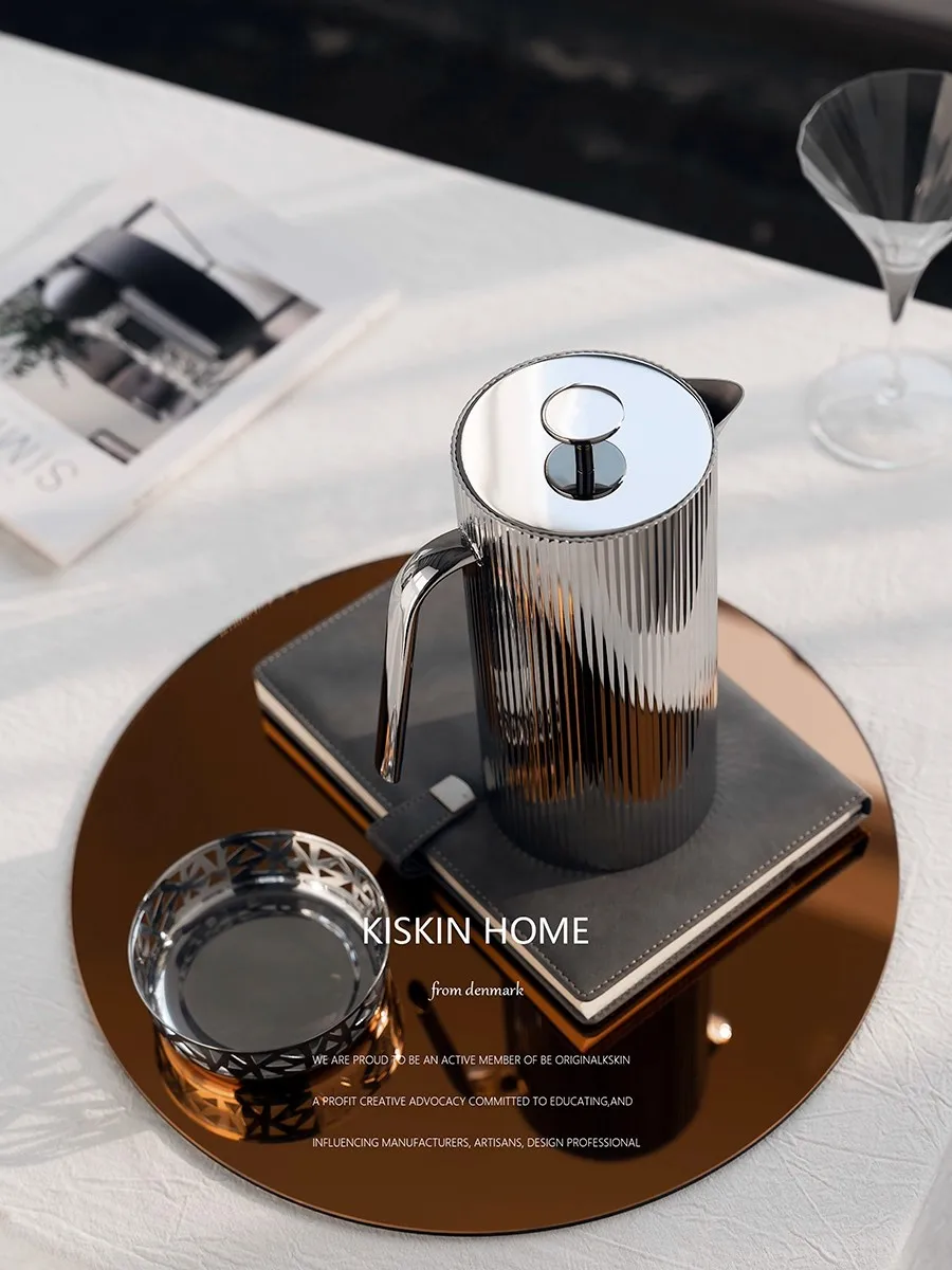 European Style Light luxury Advanced Household Use Stainless steel Cold Water Kettle Exquisite Creativity High Quality Kettle