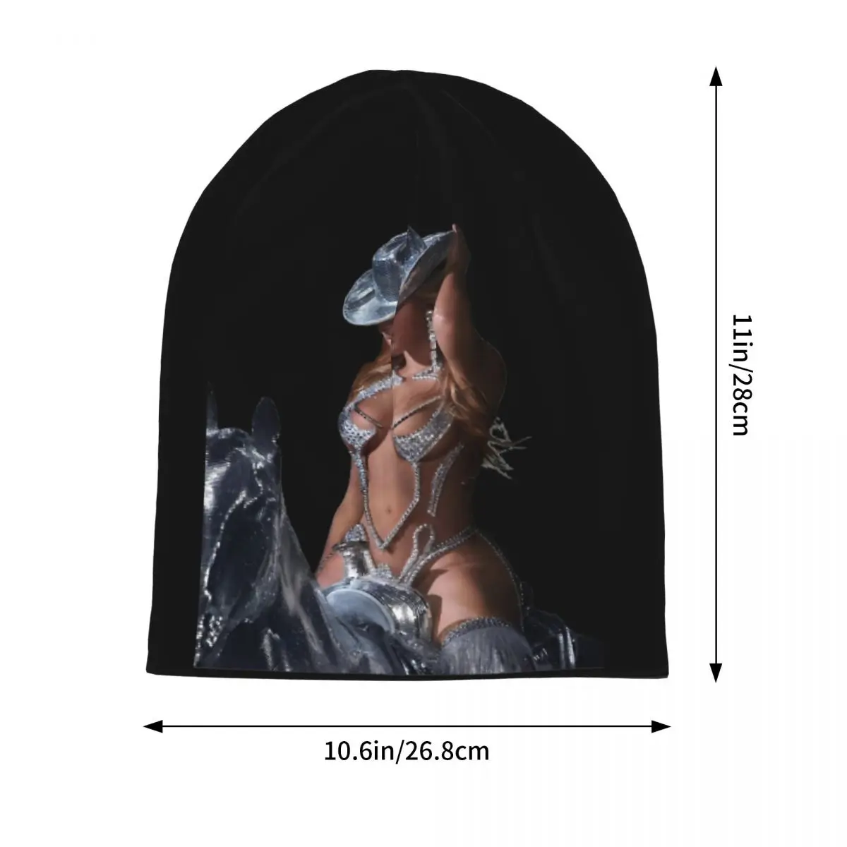 Beyonce Official Renaissance World Tour Autumn Winter Beanies Bonnet Hats Man Dustproof Warm Dual-use Bonnet Knitting Hats