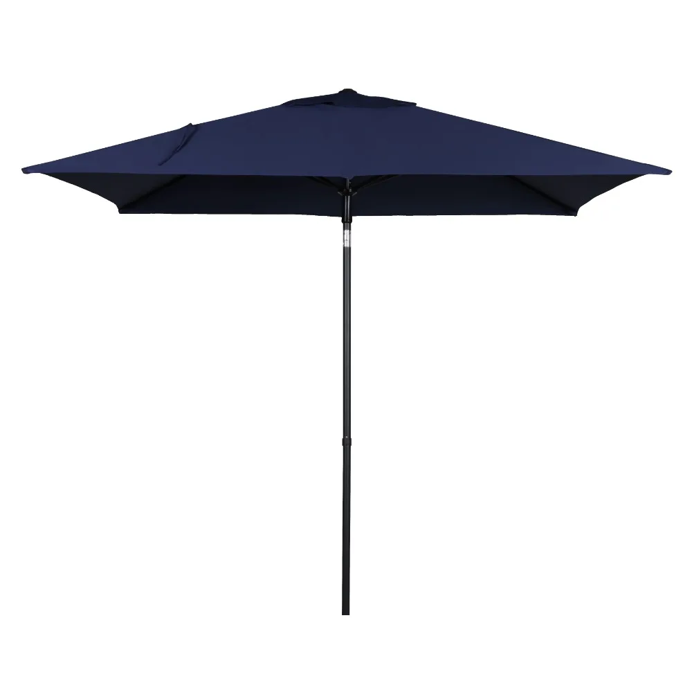 مظلة فناء مستطيلة باللون الكحلي، إمالة قابلة للتعديل