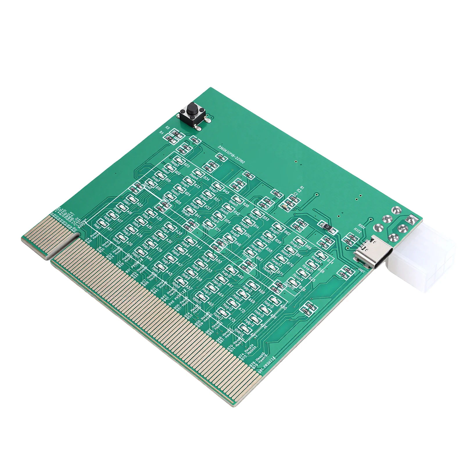 PCIe 16X Slot Tester PCIe 16X Test Card with Light PCI Express Slot Motherboard Diagnostic Tester Support Type C Power Supply