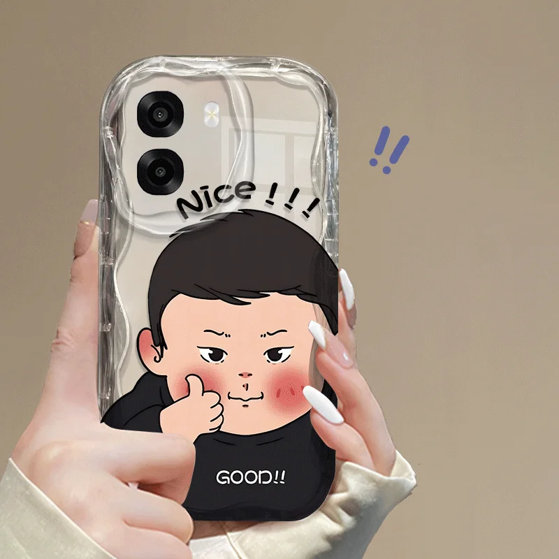Flexible TPU Case For OPPO A6x A6k A6t A6 Pro 5G 5G Protective Cover Shockproof Boy & Girl Pattern Fundas
