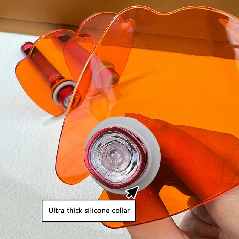 Lámpara UV, gafas protectoras, antiluz azul, dispositivos de salón de belleza para uñas, deflector de bloqueo de luz acrílico para uñas de forma recta