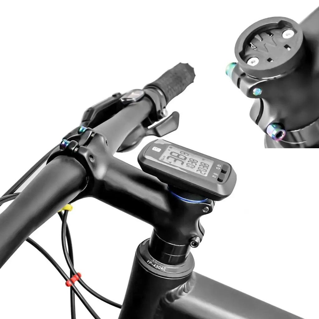 Bike Power Measurement ABS Stem Top Cap Bracket Road Cycling Speedometer for Walkers Model