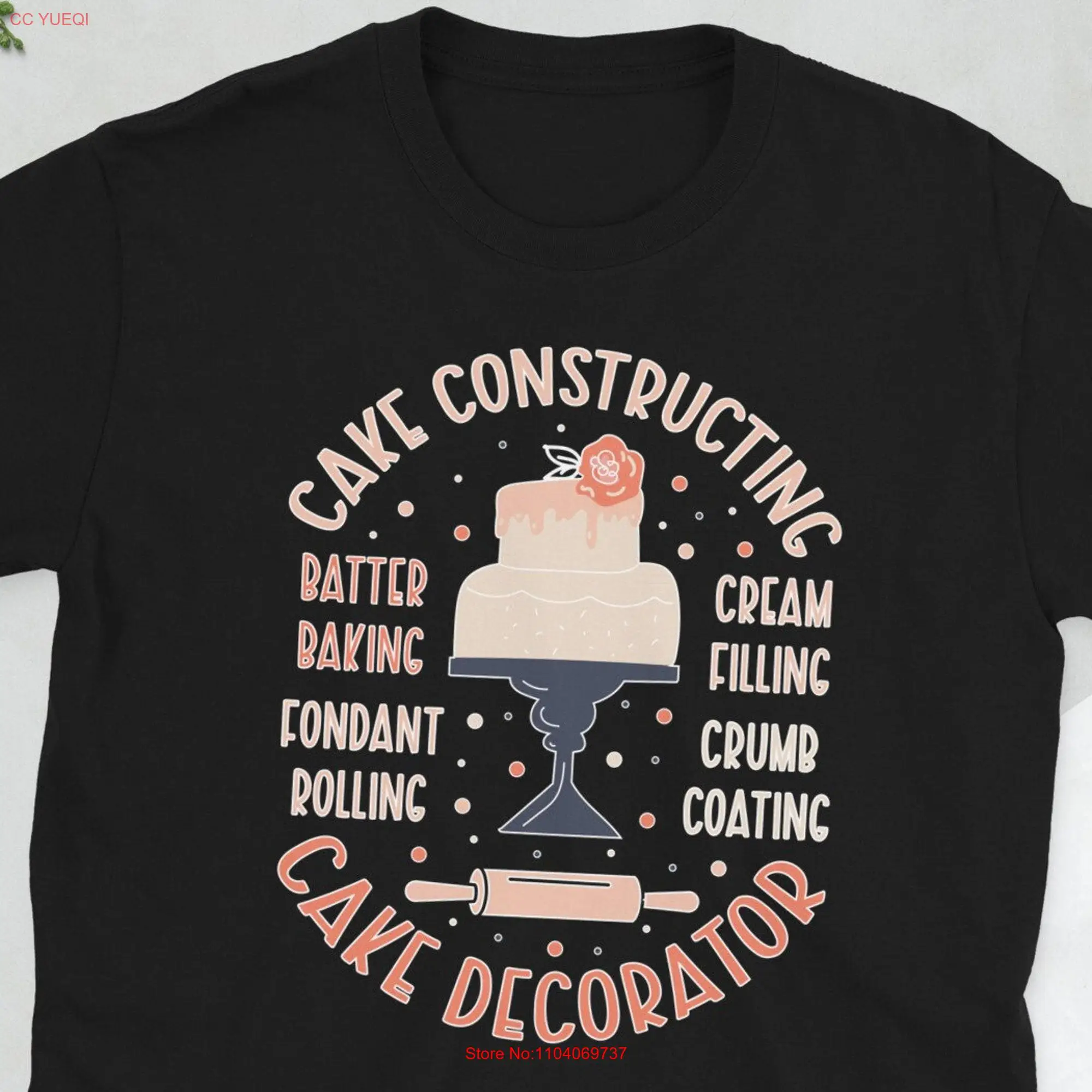 Cake Decorator Decorating Artist s T Shirt long or short sleeves