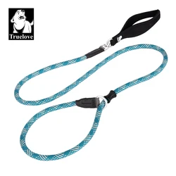 Truelove-Correa y Collar de entrenamiento para mascotas, correa duradera antideslizante para perros, resistente, cómoda y fuerte, sin tirones, TLL2575