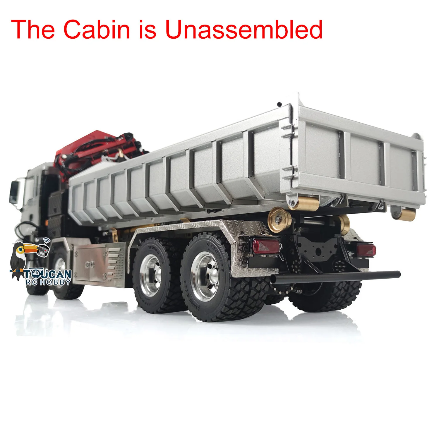 LESU 1/14 8x8 RC Roll on/off Hydraulic Truck Crane Dumper Tipper Reversing Valve Engineering Vehicle Model Toys Gift TH19852