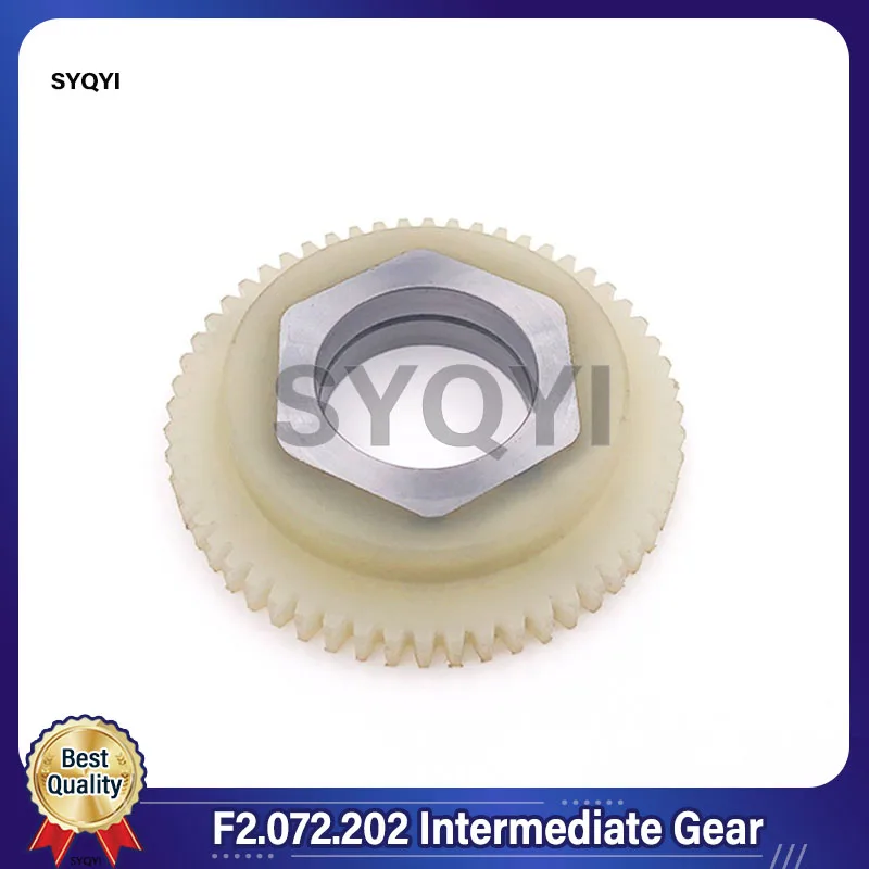 Best Quality F2.072.202 Intermediate Gear 58x24mm Teeth  For Heidelberg CD102 SM102 XL105 CX102 SX102 Printing Machinery Parts