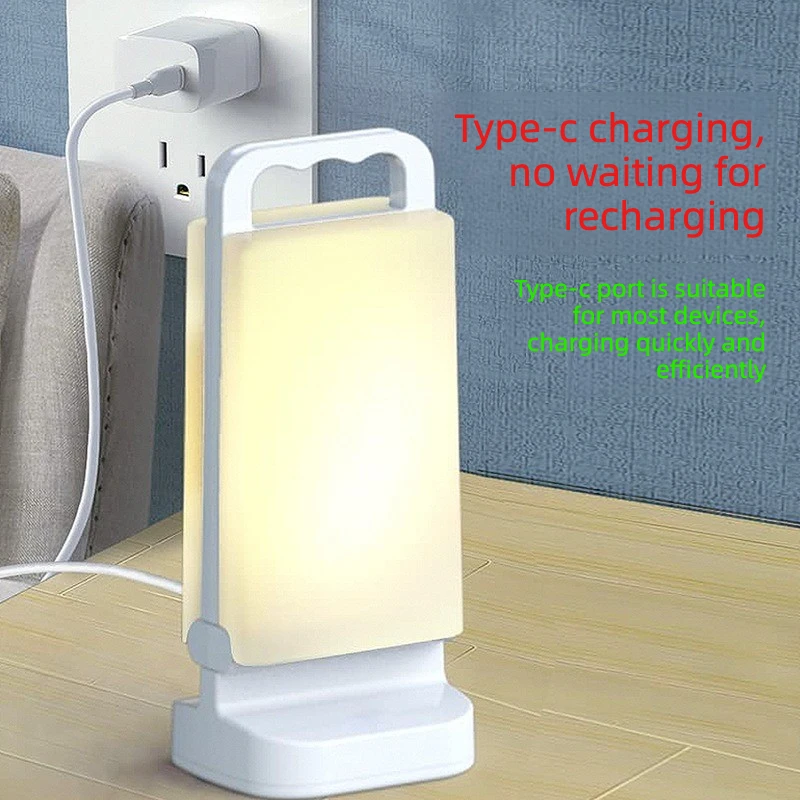 Solar portable light multi-functional outdoor camping camping light led eye protection desk lamp