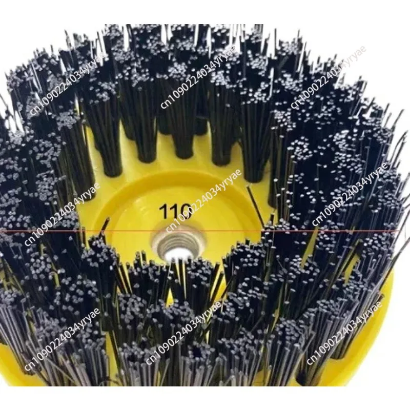 Diameter 185mm Electric Cleaning Brush Super Hard Brush BathroomTiles Large Bristle Floor Kitchen Carpet Multifunctional Machine