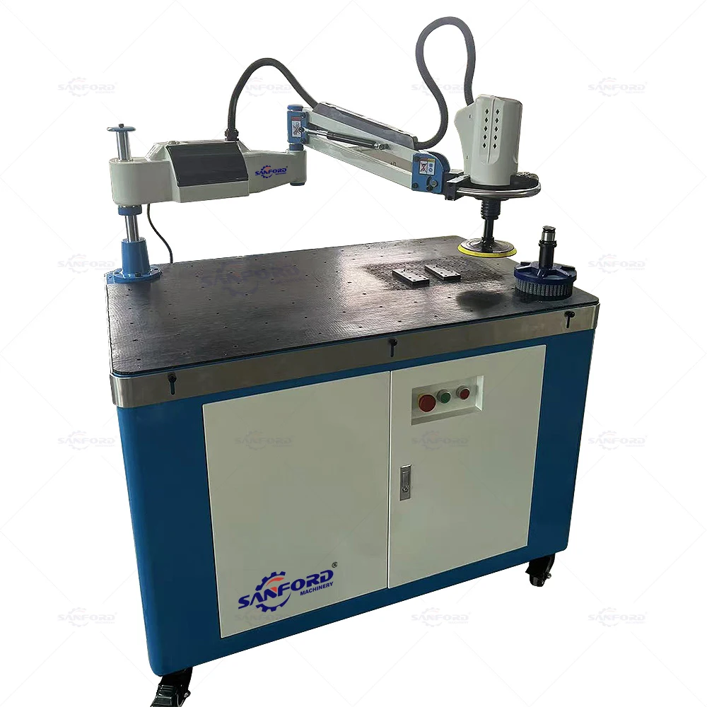 Industrial-Grade Electric Polishing Deburring Machine, Servo Motor with High-Definition Touch Screen Wholesale