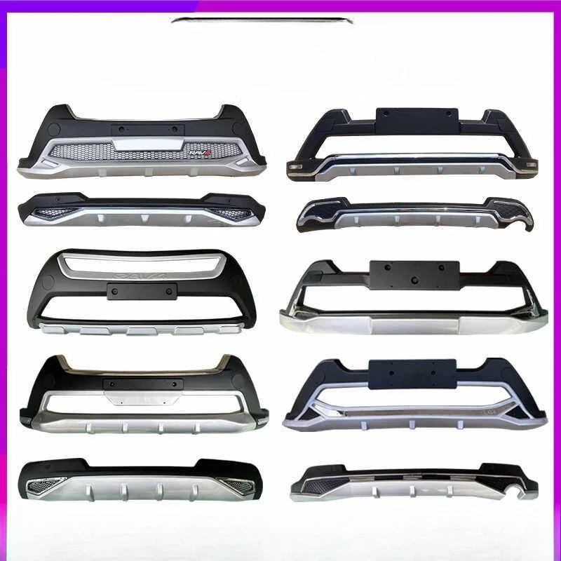 The other 9 rav4 front and rear bumper guards are modified with front guards and rear guards.