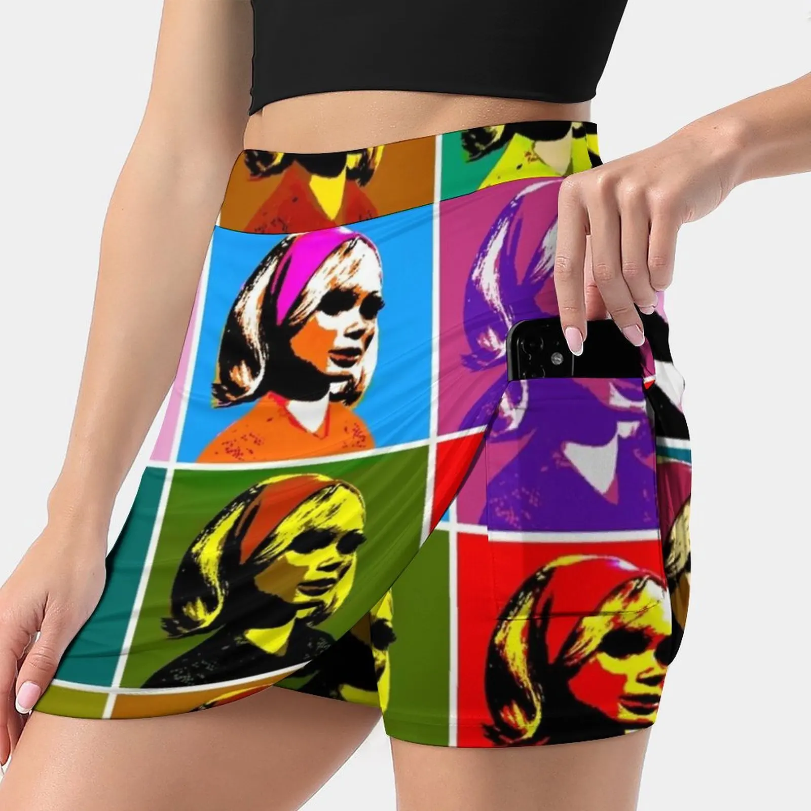 Lady Penelope Women's skirt With Hide Pocket Tennis Skirt Golf Skirts Badminton Skirts Running skirts Lady Penelope Penelope
