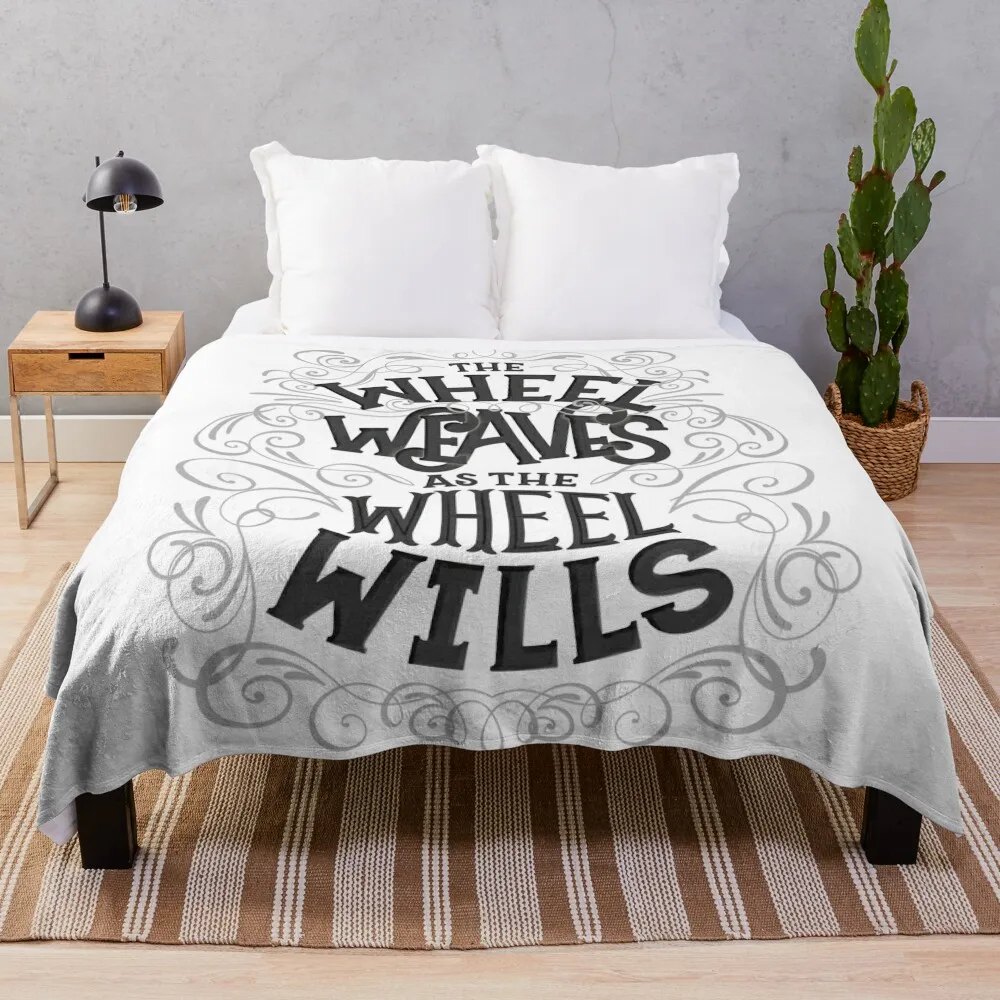 

Wheel of Time Quote Moiraine Aes Sedai - dark letters Throw Blanket For Decorative Sofa Decorative Beds Blankets