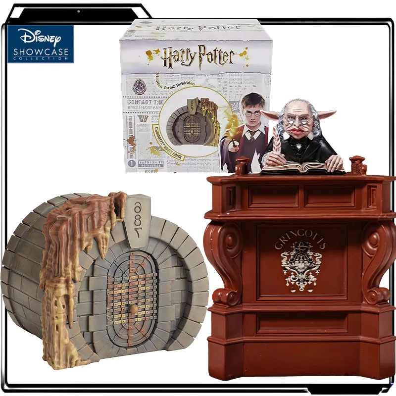 

Disney Genuine Harry Potter Anime Figure Gringotts Vault&Gringotts Bank Counter Action Figure Toy for Boys Kids Gift Collectible