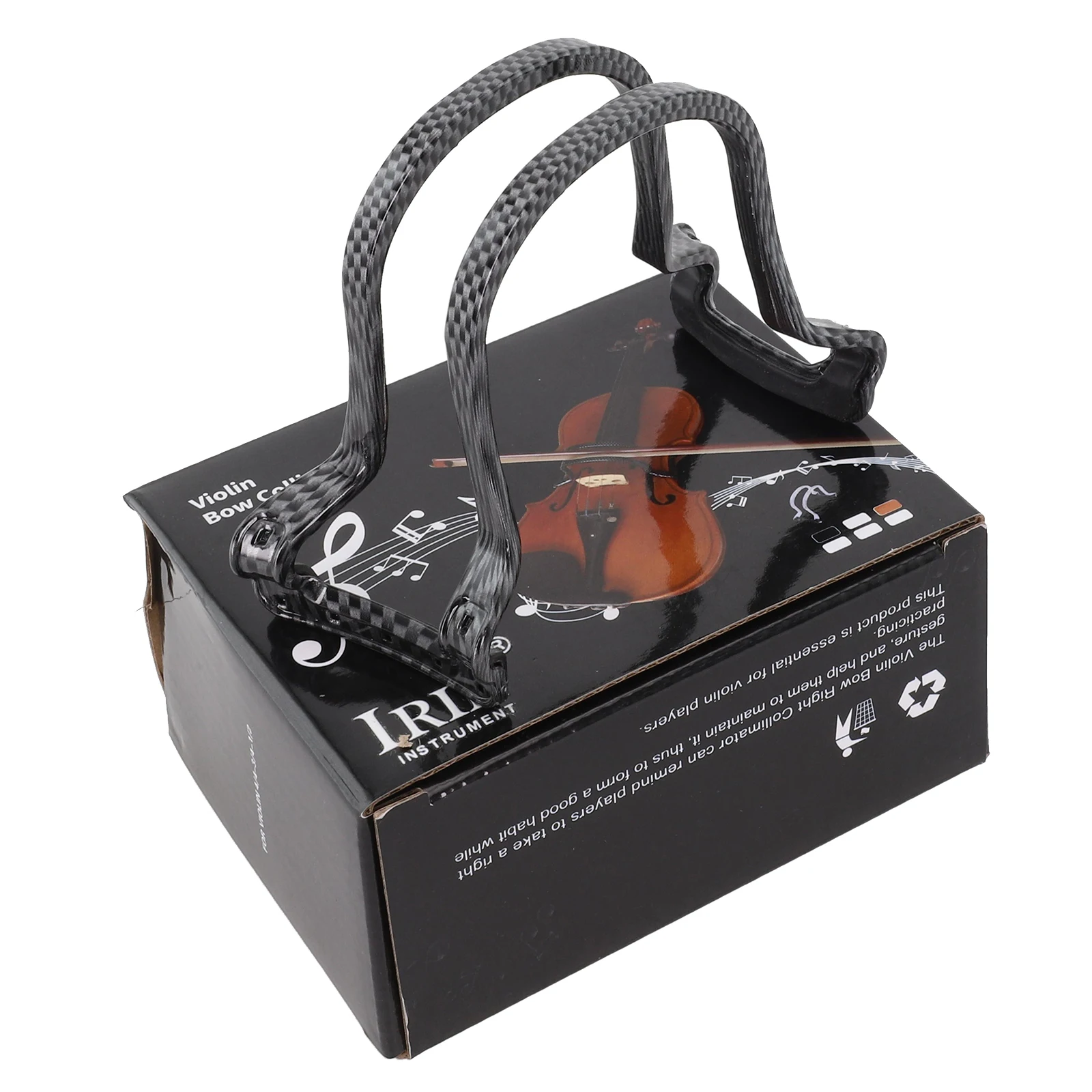 أداة تمليس القوس للكمان مع نظام مسار مزدوج لدعم المبتدئين في تعلم تقنية القوس الصحيحة