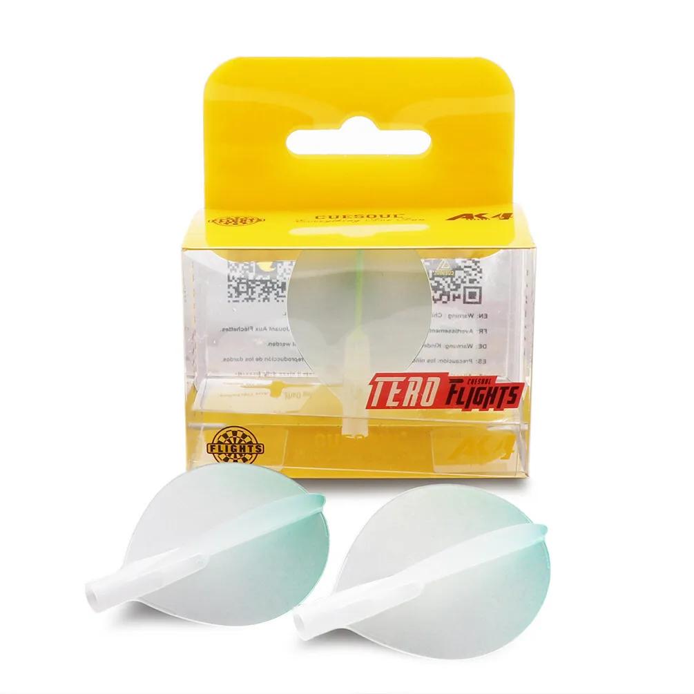 

CUESOUL TERO AK4 Штифт для дротика Вал для полетов 2 в 1, градуированный цветной каплевидный полет для дротика