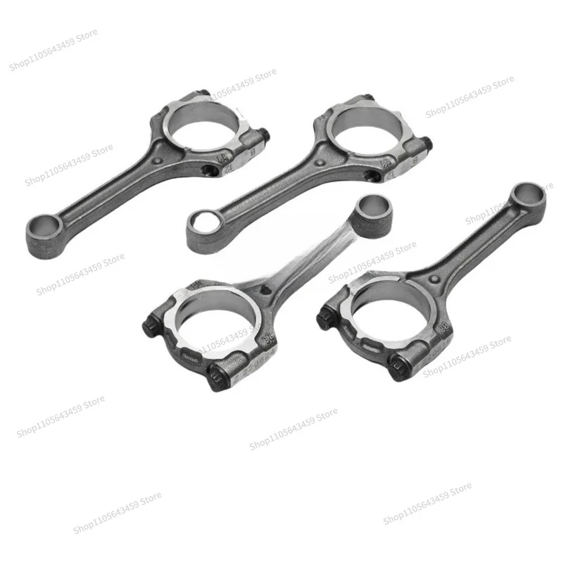 For 4-Piece Connecting Rod Piston Kit Piston Rings for Hyundai Kia Accent Rio 1.6L Dual Overhead Cams
