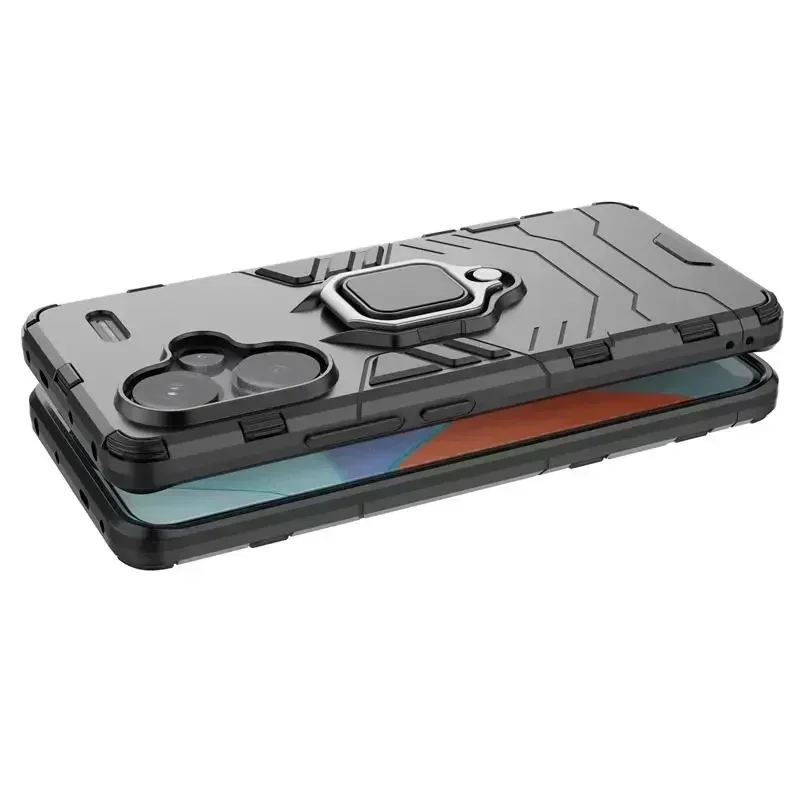 Funda a prueba de golpes para Xiaomi Redmi Note 13 Pro 5G, carcasa con soporte de anillo magnético, funda trasera para Redmi Note 13 Pro + Plus