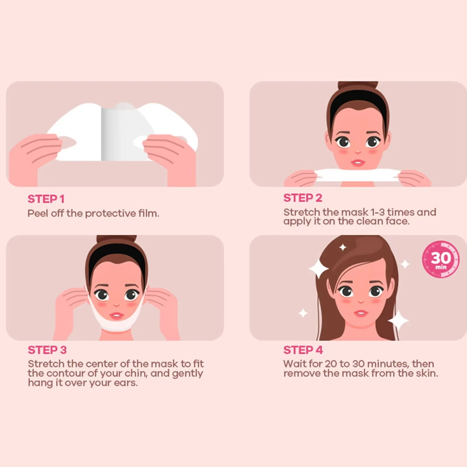 قناع تنحيف شد الوجه على شكل حرف V لإزالة عضلات الذقن المزدوجة وحرق الدهون ومضاد للشيخوخة منتجات التجميل الجديدة #6