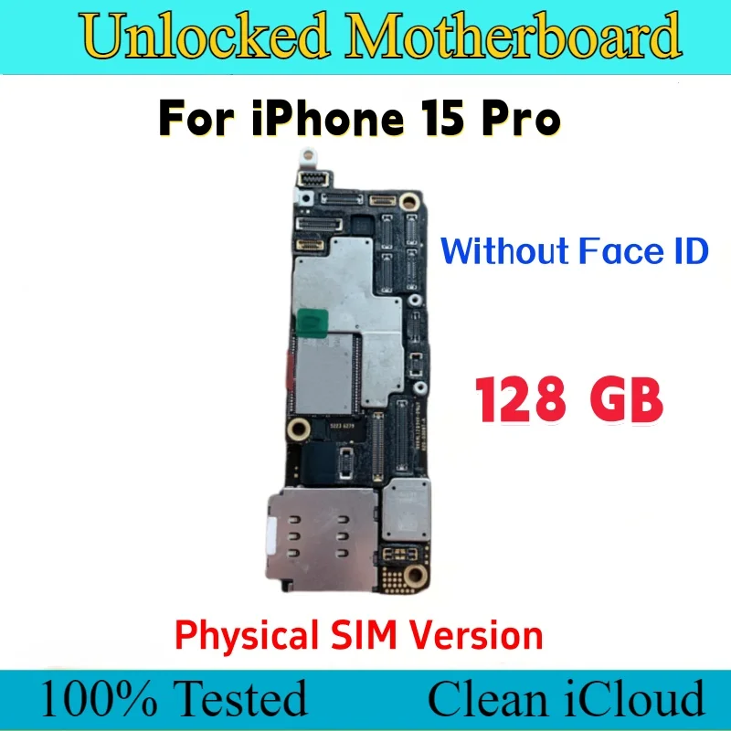 iPhone 15 Pro Max / 15 Plus用ロック解除済みマザーボード、Face ID