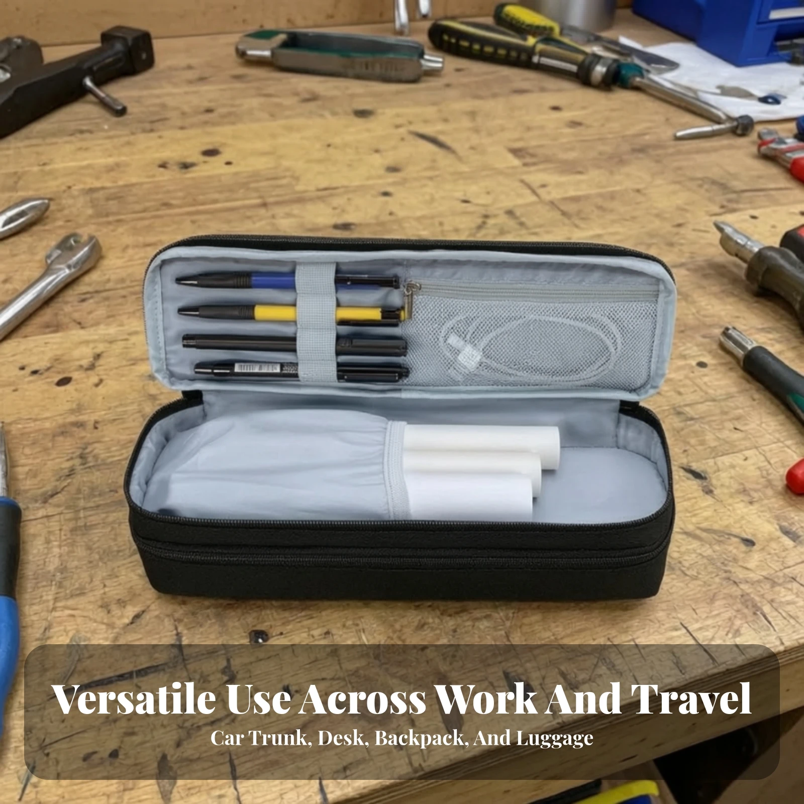 Thermal Printer Carrying Case Padded Portable Printer Case Compact Guarding for Mobile Workers, Outdoor, Study Settings