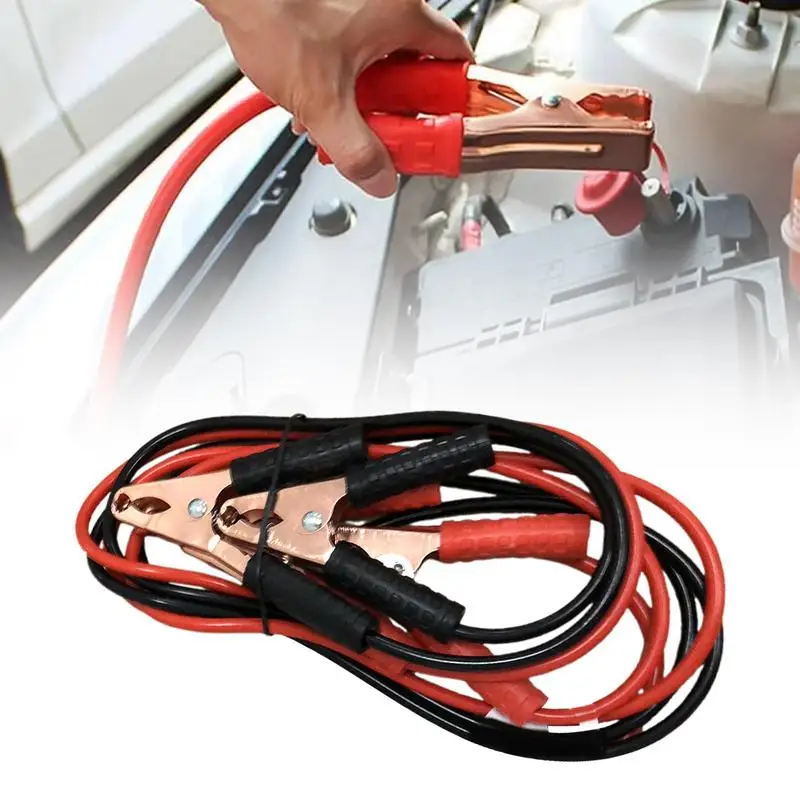 500A 4M Jumper Cables Emergency Tool Boosters Cables Jumper Heavy Duty Battery Jumper For Universal Car Van Car Accessories