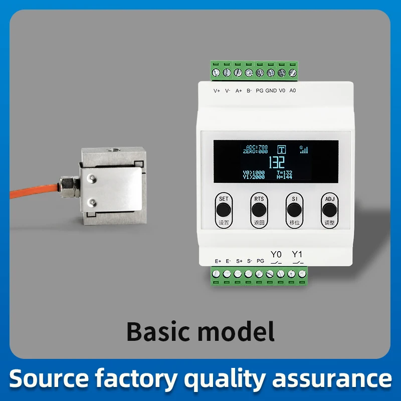 

Load Cell with Amplifier Readout Display Sensor Transmitter Test Compression Force Weight Pressure Modifiable Display Unit