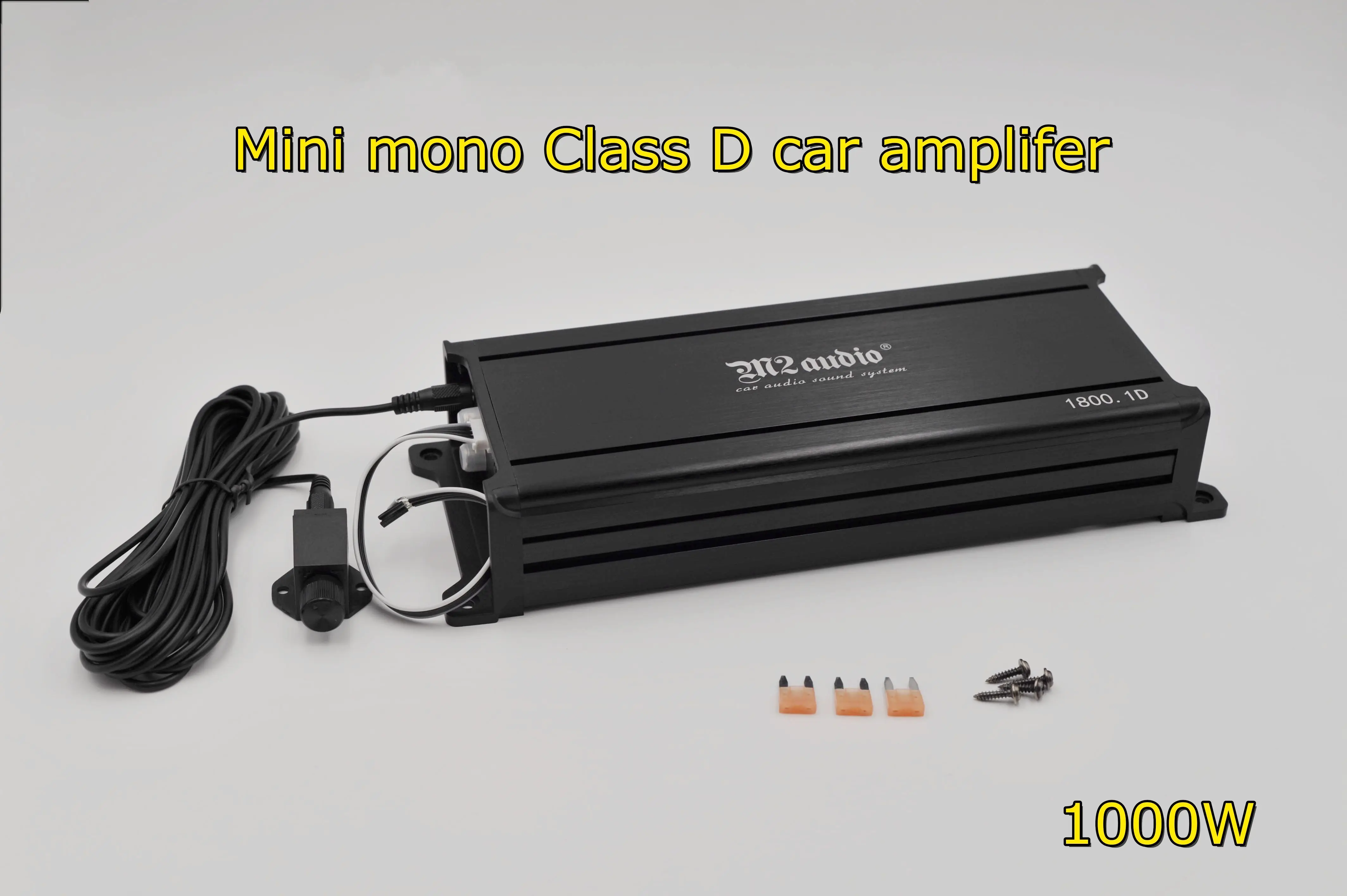 

M2 audio 1000W Car Subwoofer Amplifiers Class D HIFI Slim Under-Seat Bass Powered Car Speaker Subwoofer Power Audio Processor