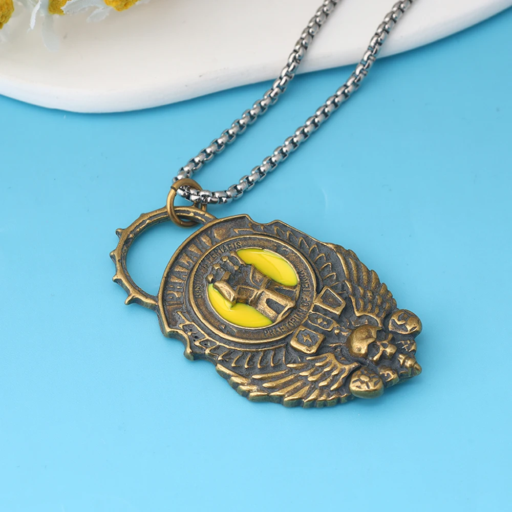 Warhammer 40K القبضات الإمبراطورية أنيمي الإبداعية شخصية خمر الشرير نمط سبيكة إكسسوارات عقد هدايا للأولاد #6