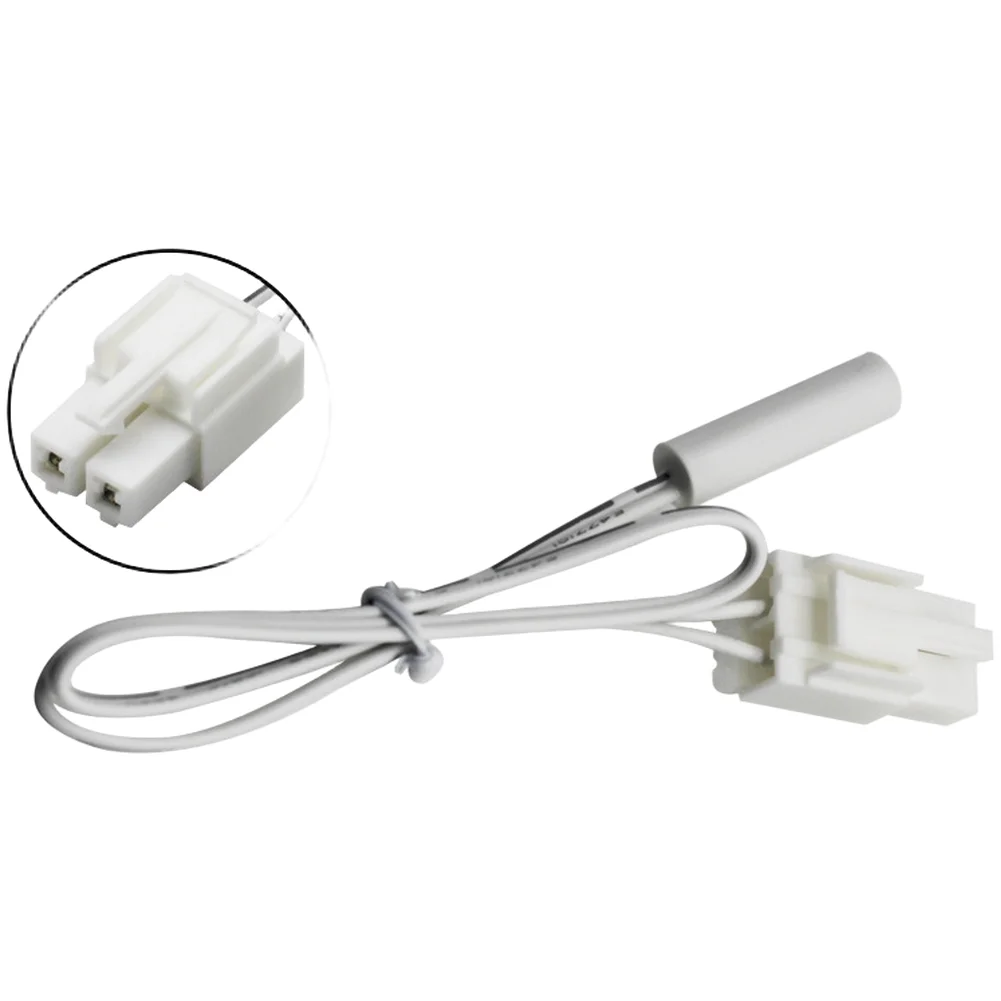 2K 5K Refrigerator Temperature Sensor Probe with Round Head Defrost Thermostat for Most Major Brand Refrigerators