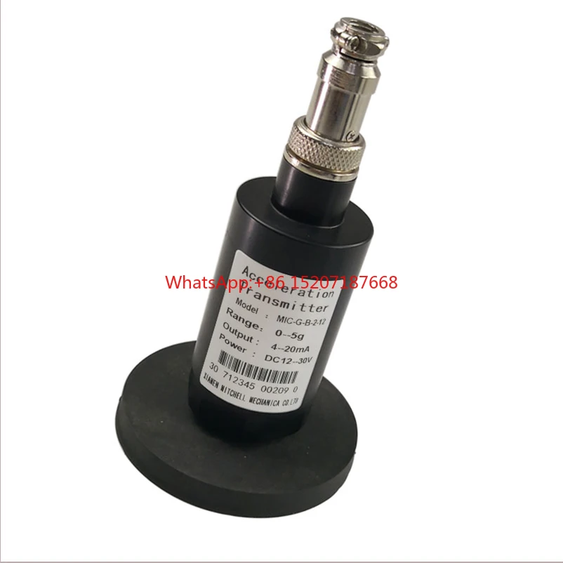 Motor Pump Piezoelectric Ceramic Compressor Vibration System Vibration sensor Integrated 4-20mA Transmitter RS485