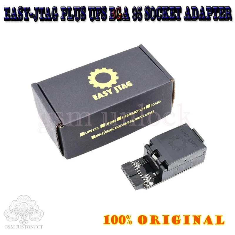 

Easy Jtag Plus Box, Easy-Jtag Plus, UFS BGA 95 Socket Adapter