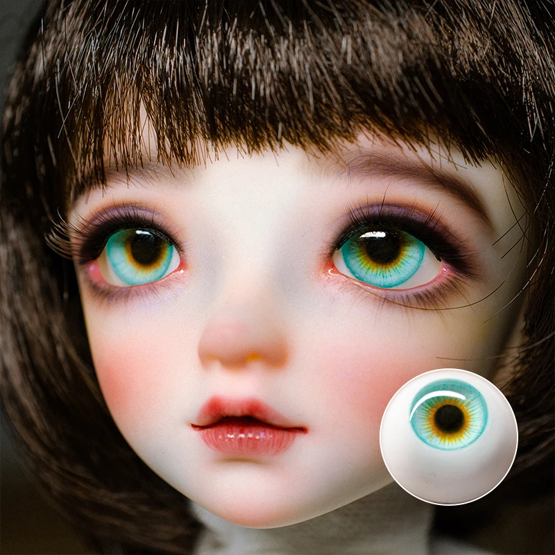 YESTARY Eyes Toys BJD Doll Accessories Plaster 12/14/16/18mm Planet Series DIY Handmade Eye Toys Mercury Blue Doll Toy Girl Gift