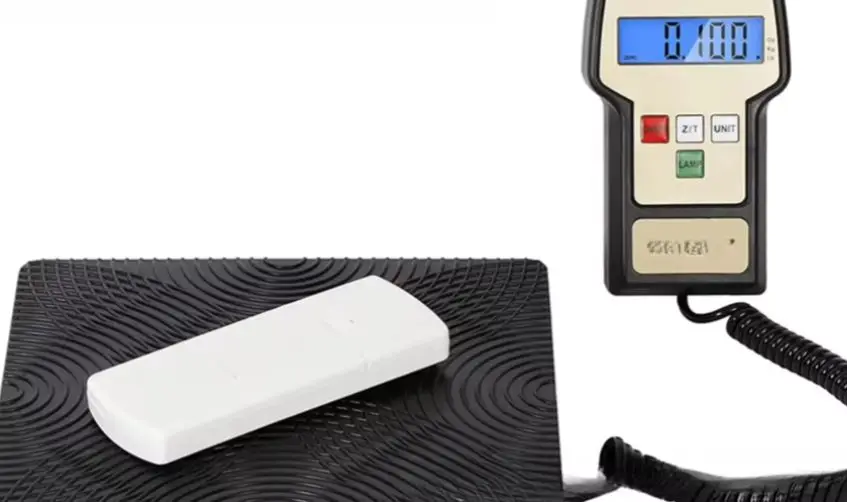 Portable Electronic Cooling Agent Scale 50kg 70kg 100kg High Accuracy Digital Weight Meter For HVAC Recovery And Filling Tool