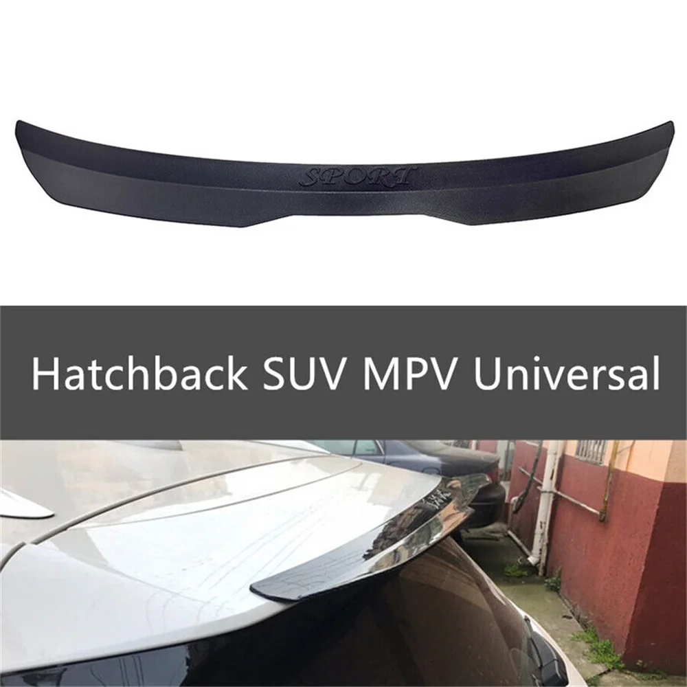 

Car Universal Roof Spoiler Tail Universal SUV Two Box Rear Wing Stick-on Perforated Trunk Spoiler Rear Wing Car Adaptations Tail