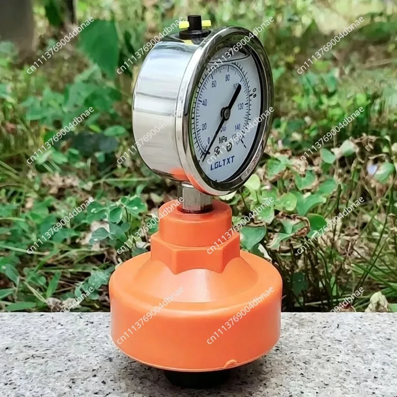 YN60 diameter 60/100mm1MPa shock-resistant diaphragm pressure gauge, hydraulic pressure gauge 4 /6 points inner wire interface