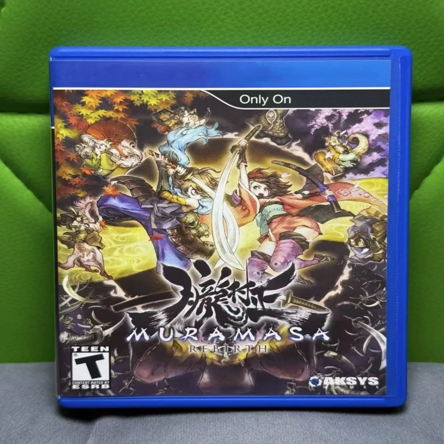 Cartão de jogo autêntico usado para Sony PSV: Muramasa Rebirth (versão americana)