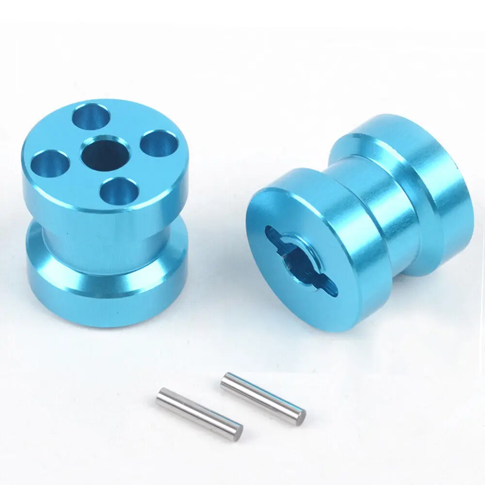 Aluminum Rear Wheel Adapters for Tamiya Wild One FOX Super Hornet Grasshopper II