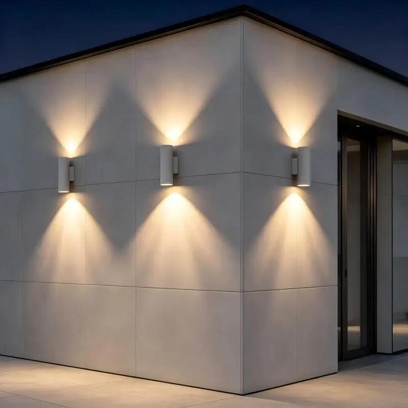 IP65 Waterproof Concrete Wall Light Minimalist Industrial Style Wall-Mounted Suitable for Indoor, Outdoor, and Courtyard Use