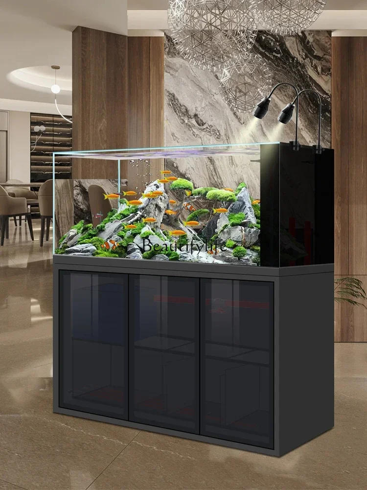 

FG26Fish Tank Stream Cylinder Automatic Change Water Fish Globe Bottom Filter Medium and Large Aquarium