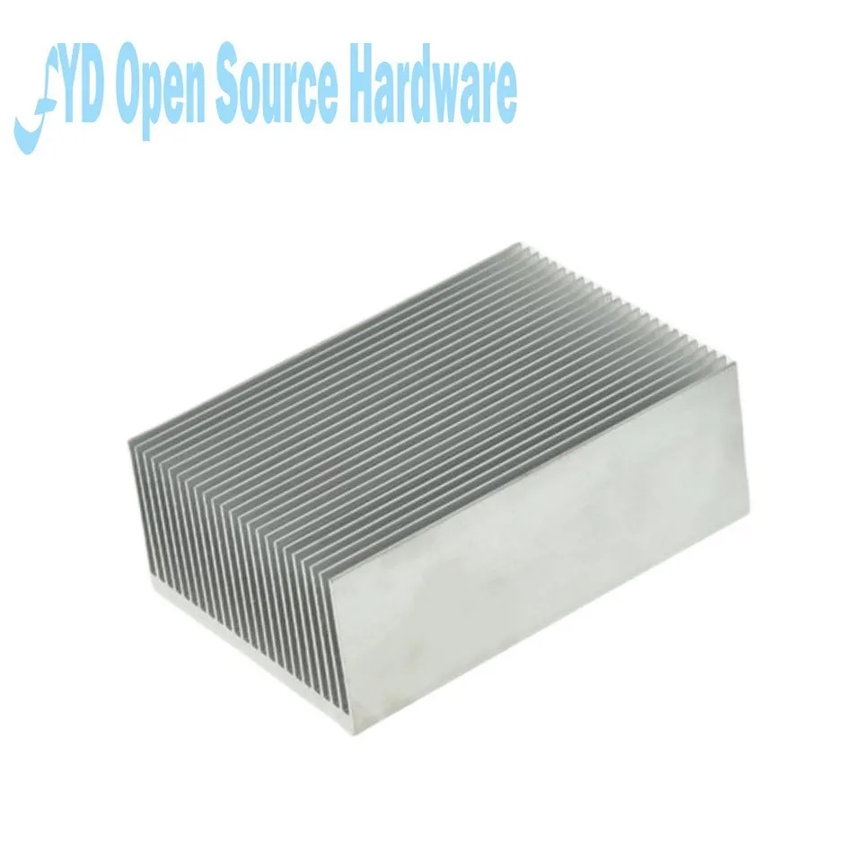 High Power Electronic Heatsink Radiator Cooler Radiator Aluminum 100x69x37MM Heat Sink  Fins Fine-toothed